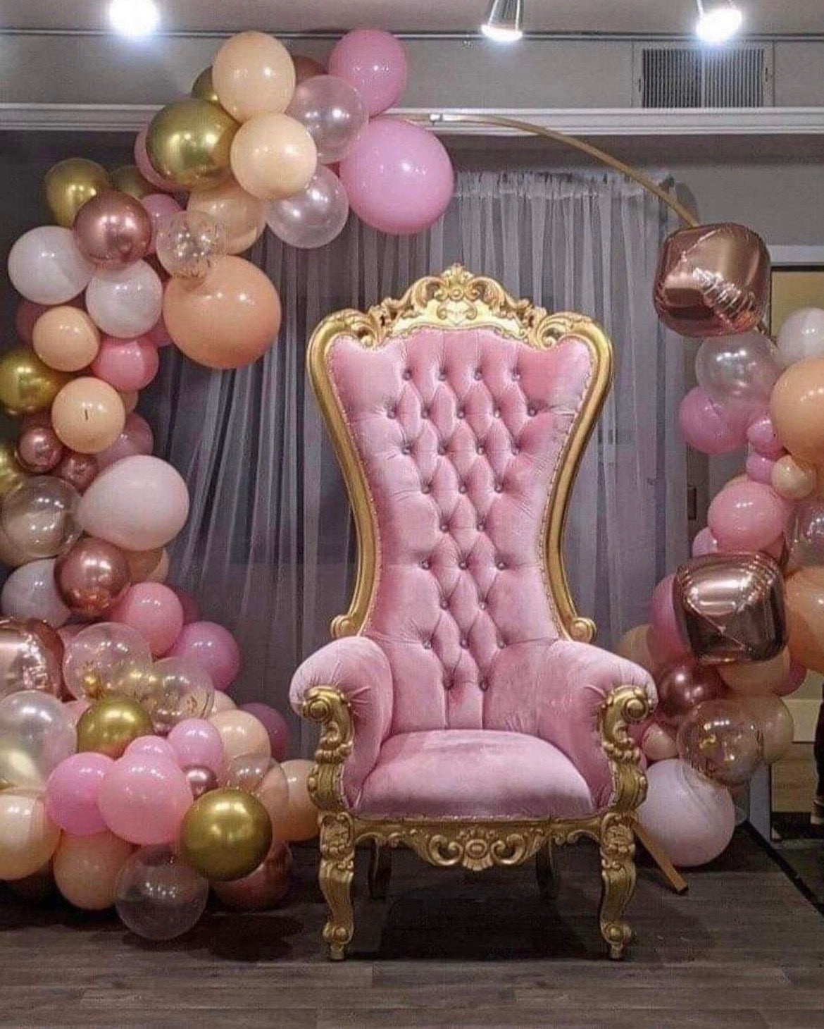 Pink on Gold