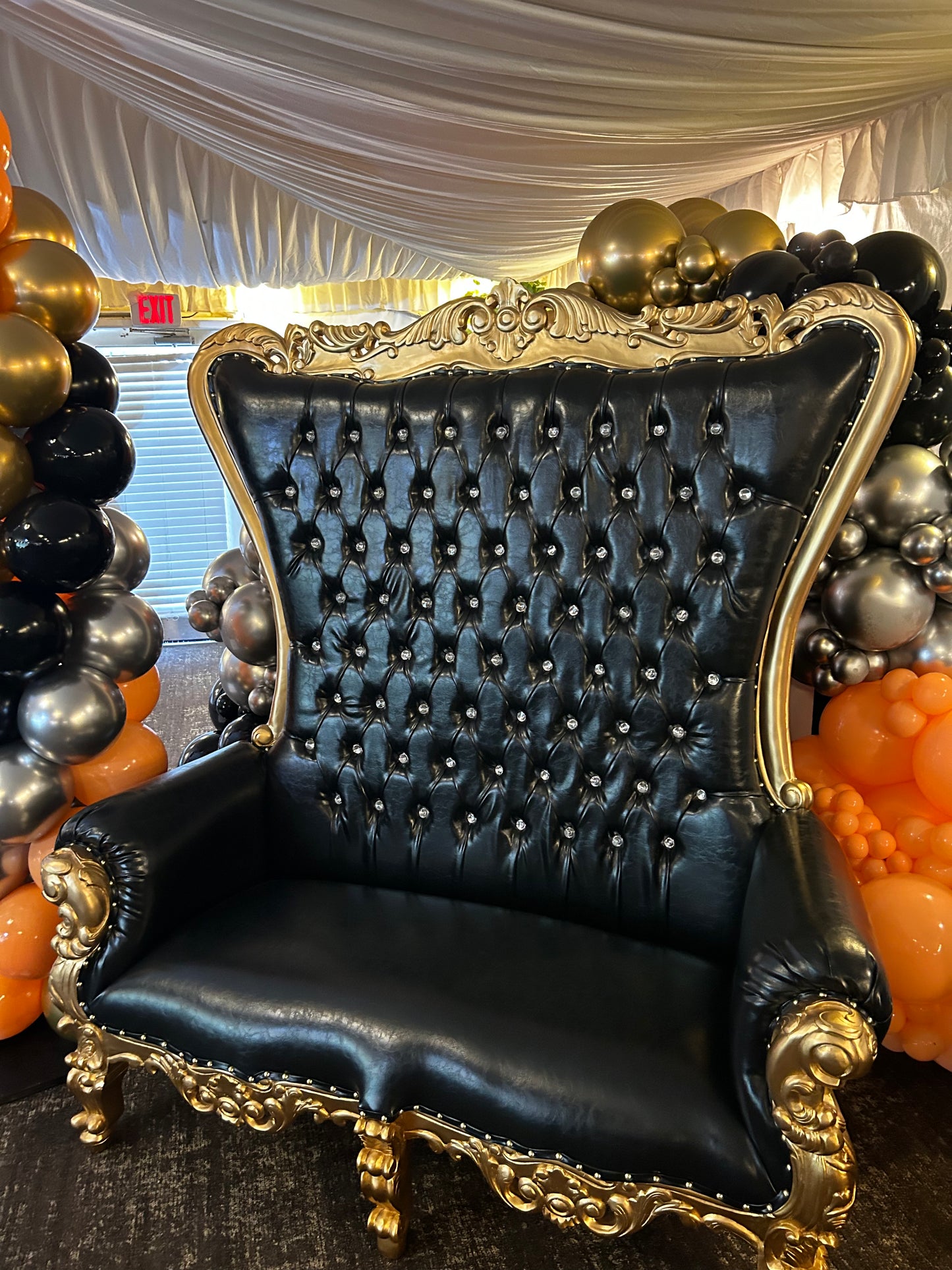 The Black Diamond Loveseat